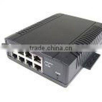 8 port Rack Mounted Gigabit POE switch extender compliant with LPOE++ , af and at stadnards, MITS Taiwan, 7 PSE & 1 PD port