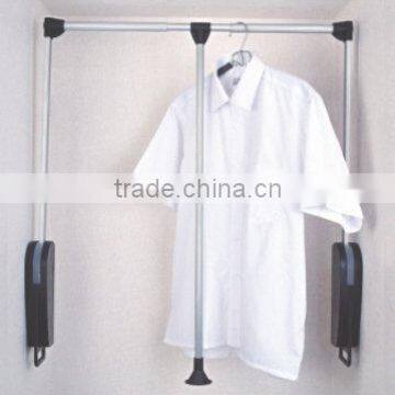 Pull down clothes rail