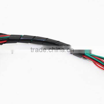 2016 Black Diameter 6mm 33Ft.(10M) Spiral Cable Wire Wrap Tube PC Manage Cord photo-3