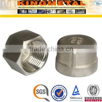 ASTM A403 F316 Stainless Steel Pipe Fittings Screw Threaded End Cap