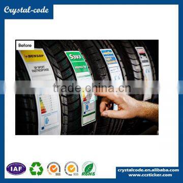 Adhesive Auto Tyre Lable Sticker With Any Size, Shape, Color and Material photo-2