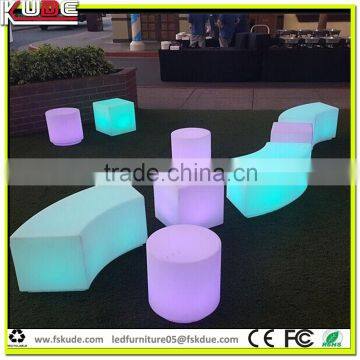 LED Furniture KD-F865 Modern LED Dining Table for Restaurant