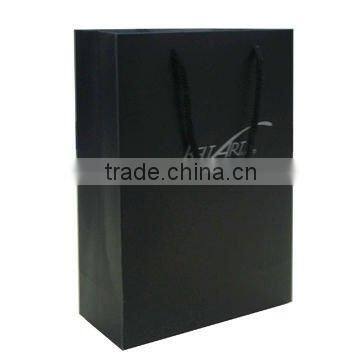 Fashional black paper hand bag