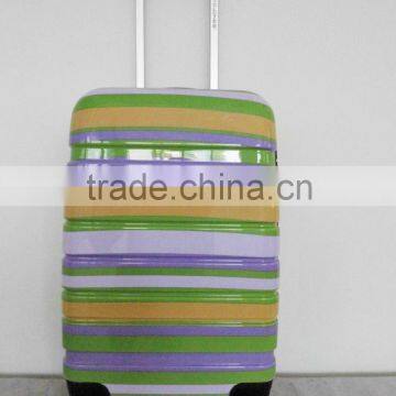 Modern Cross Grain Printed ABS+PC trolley luggage case