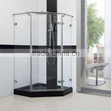 Fancy Framed Tempered Glass Bath Shower Room photo-5