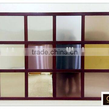 1.0mm China Titanium color stainless steel sheet custom design