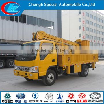 4X2 new design 5TON JAC High Platform Truck JAC winch crane for 2015