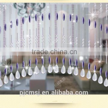 wholesale crystal Eco-friendly beads curtain for hotel restaurant or home Christmas decoration not acrylic