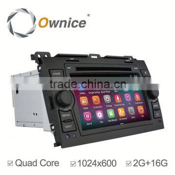 Newest Android 5.1 system 4 Core auto radio for TOYOTA PRADO 120 with Capacitive screen 2G HD 1024*600