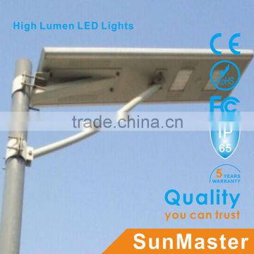 2015 new model PIR Sensor All in One Solar LED Street Light (SMLN-40W)