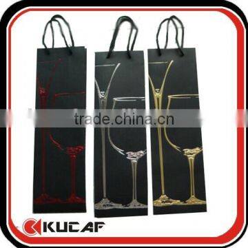 Christmas wine gift paper bags