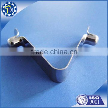 Customize Steel Sheet Metal Stamping Spring Clips With Two Button With Over 25 Years Manufacturer Experience