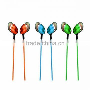 2014 newest lighted in-ear headset, design for OEM/ODM led earphone for iphone 5/4 earphone, EL wire lighted earphone with mic