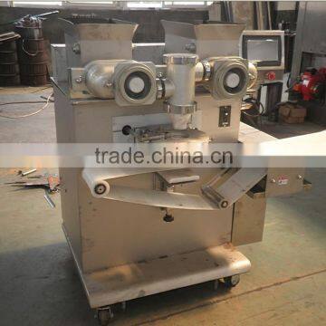 China supplier food confectionary industrial ce mooncake line. Encrusting machine+stamping making machine