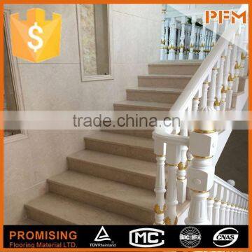 Beautiful villa interior design natural marble best floor covering for stairs