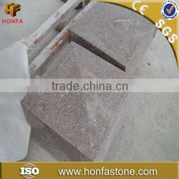 20 years factory had cheap price red granite wall caps