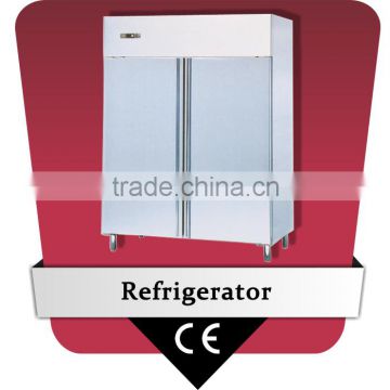 GN 2/1 pan stainless steel commercial refrigerator