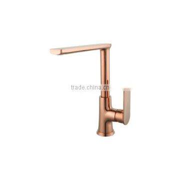 Wenzhou high quality Rose Gold High Quality Brass Kitchen Mixer