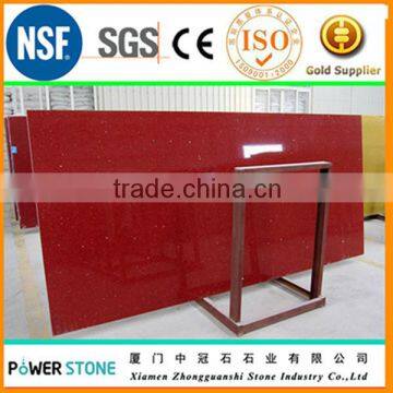 Red Quartz Stone Kitchen Tile