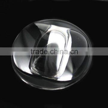 Asymmetric glass lens for street light 64mm 80*150degree