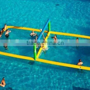 water floating Inflatable volleyball court beach Inflatable volleyball court games