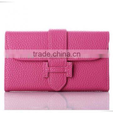 New Arrivral OEM Manufacture Leather Belt Clip Flip Wallet Case for Iphone 6