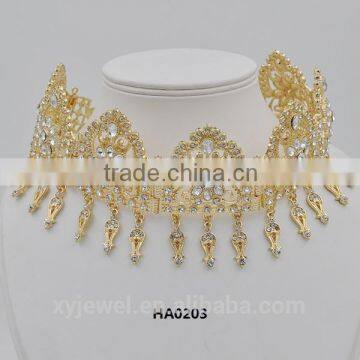 Factory supply princess crown for girls wedding tiara