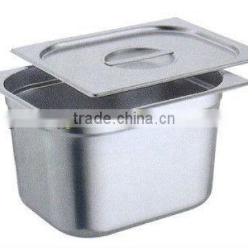 Stainless steel 2/3 kitchen gastronom pan