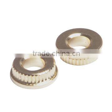 china supplier hardware products brass round slotted nuts