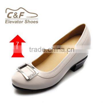 white woman cow leather dress shoes