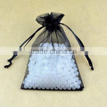 In Stock White Christamas Wedding Drawable Organza Gift Bags Pouches photo-5