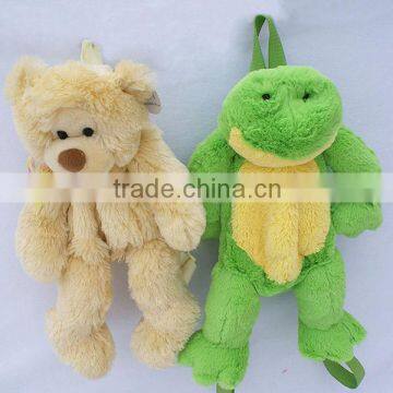 Cute plush animal backpack
