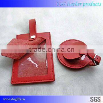 Custom Leather Travel Luggage Label with Good Quality