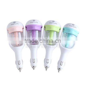 New Creative Gift 50ml Mini Car Humidifier Portable Air Purifier Essential Oil Diffuser Aromatherapy Mist Maker Car Accessories