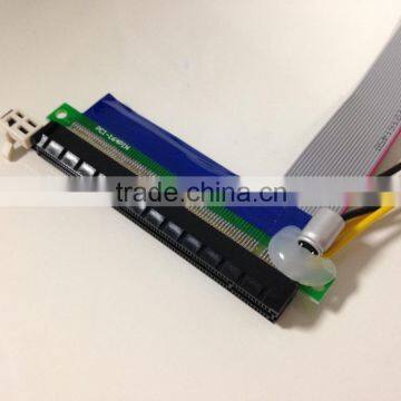 BRAND NEW PCI-Express 1x to 16x Riser Card Flex Ribbon Extension Cable
