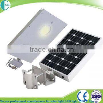 Aluminum Alloy Lamp Body and mono solar panel integrated solar street light with 20w 30w 60w 80w