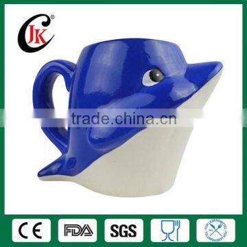 Wholesale customised 3d animal ceramic coffee mug