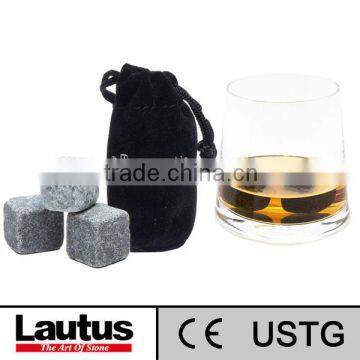 Ice cube soapstone ice stone with FDA certificate