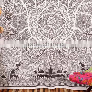 Hamsa Hand Tapestry Hand of Fatma Islamic Wall Art Wholesale Printed Indian Tapestries Hippie Throw photo-5