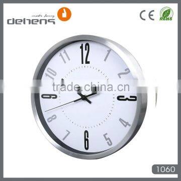 decorative elegant design aluminum wall clock