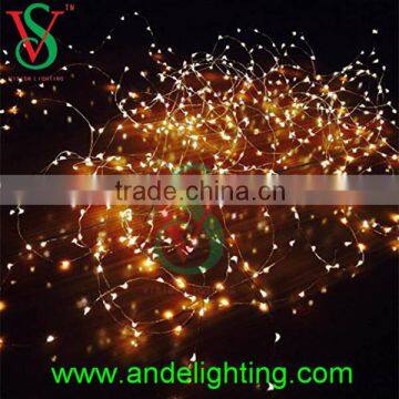 Hot selling 3D Flexible micro copper wire christmas string light