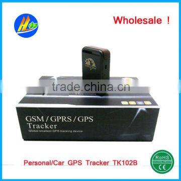 Realtime GSM GPRS GPS Trackers TK102b tracking works with free monitor software