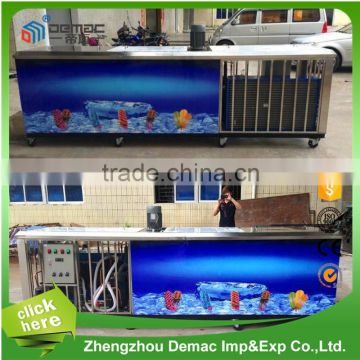 High efficiency production rate ice pop making machine