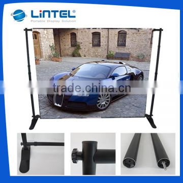 fabric adjustable telescopic stand for wall display backdrop