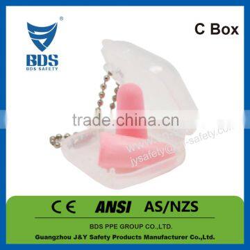 Earplug in small square transparence box C