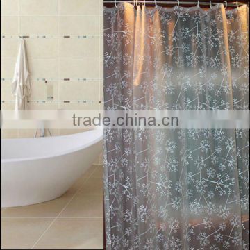 european clear transparent pvc shower curtains