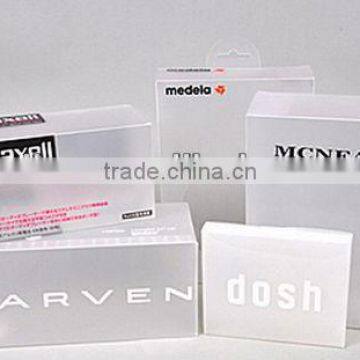 china suppler folding clear plastic cosmetic box
