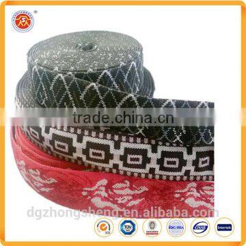 2016 Wholesale Manufacturer Custom Woven Ribbon Jacquard Embroidered Webbings no Minimum Order