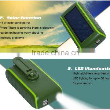 2016 new arrive hand dynamo solar mobile battery charger , hand dynamo cell phone charger