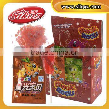 popping candy with lollipop Feet Shape SK-P023